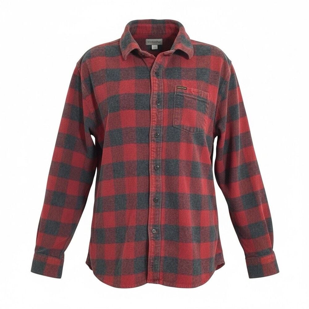 Volcom Red Plaid Long Sleeve Button Up Shirt | Classic Fit